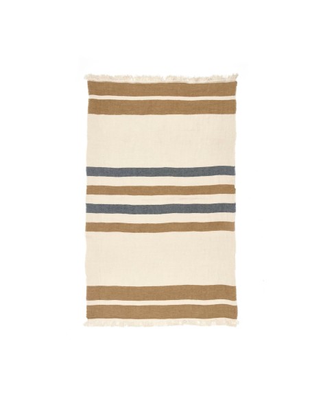 copy of Toalla de playa Fouta - Beeswax Stripe
