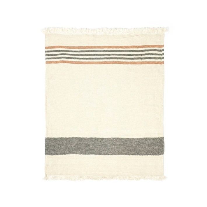 copy of Toalla de playa Fouta - Beeswax Stripe