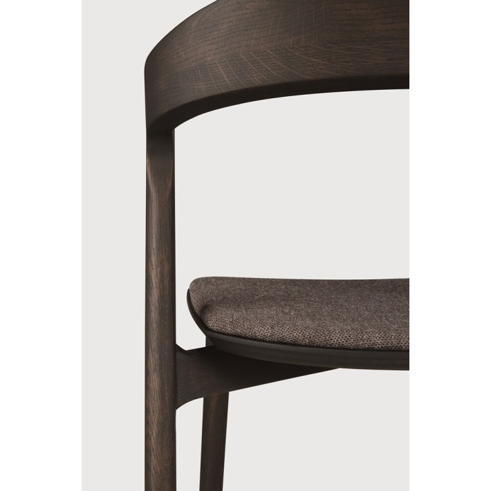 Silla Bok Roble Marrón Tapizada