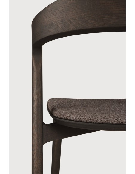 Silla Bok Roble Marrón Tapizada