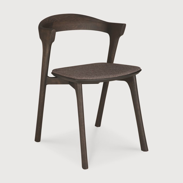 Silla Bok Roble Marrón Tapizada