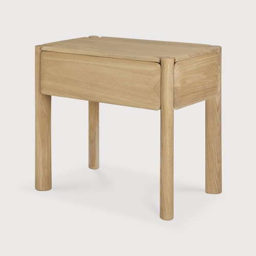Mesita de noche PI – Roble macizo natural 2