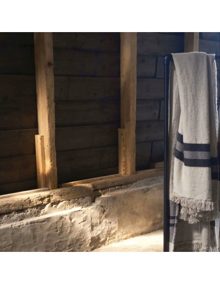 Plaid Black House Stripe – Color Charcoal