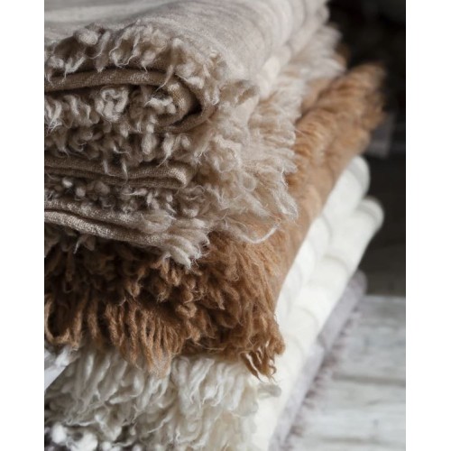 Plaid Vice Versa Lana Virgen Lavada Ecorce 2