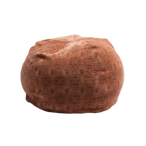 copy of Pouf Burbuja Jacquard Lino Lavado kilim Rosa Viejo