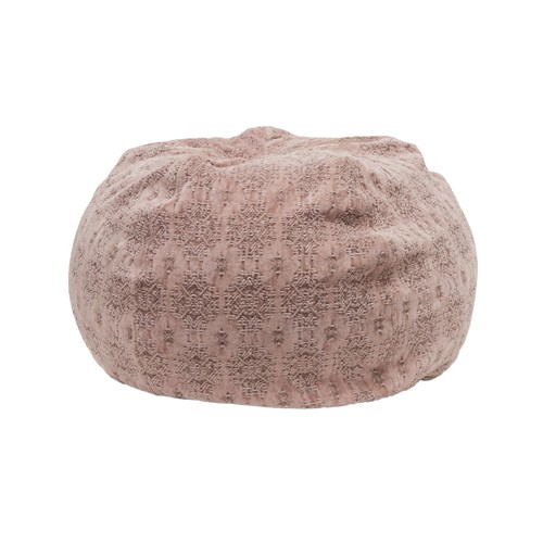 copy of Pouf Burbuja Jacquard Lino Lavado kilim Rosa Viejo