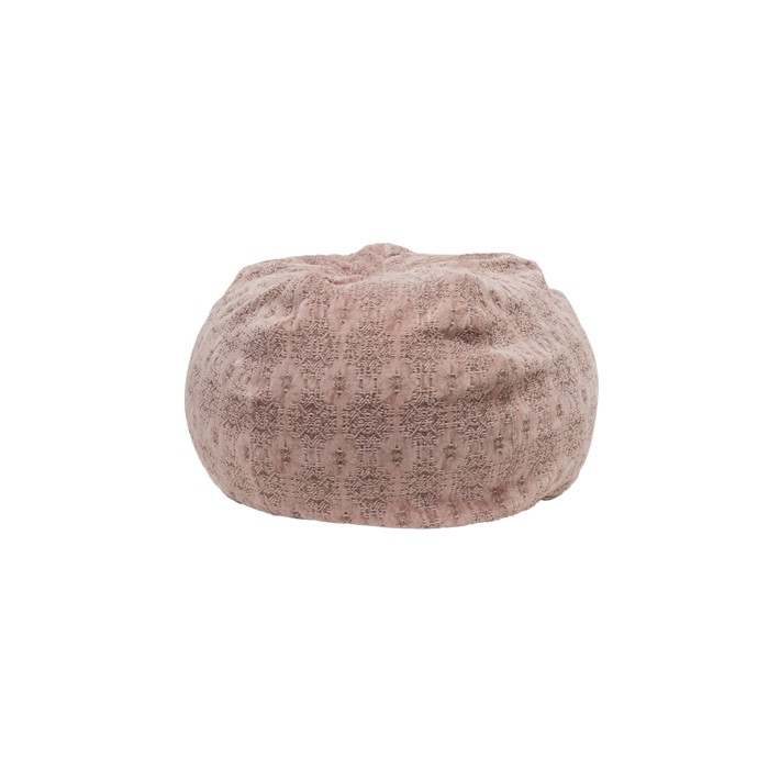 copy of Pouf Burbuja Jacquard Lino Lavado kilim...