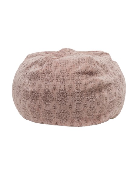 Pouf  Jacquard Lino Lavado kilim Biche