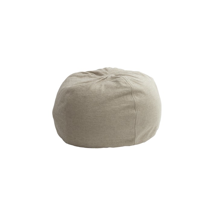 Pouf Bulle Vintage Chenille Nude