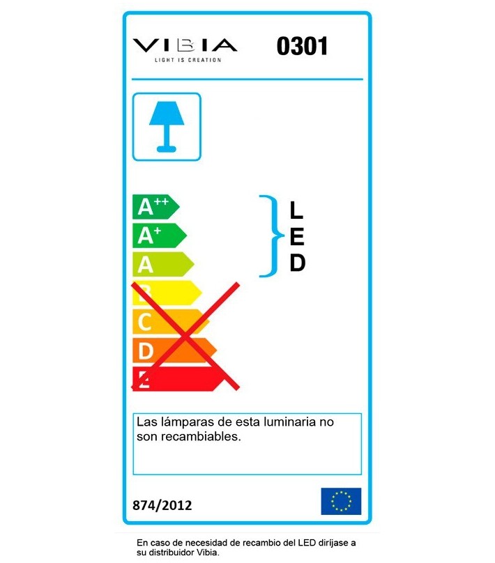 Lámpara Wireflow Volumetric 8 leds