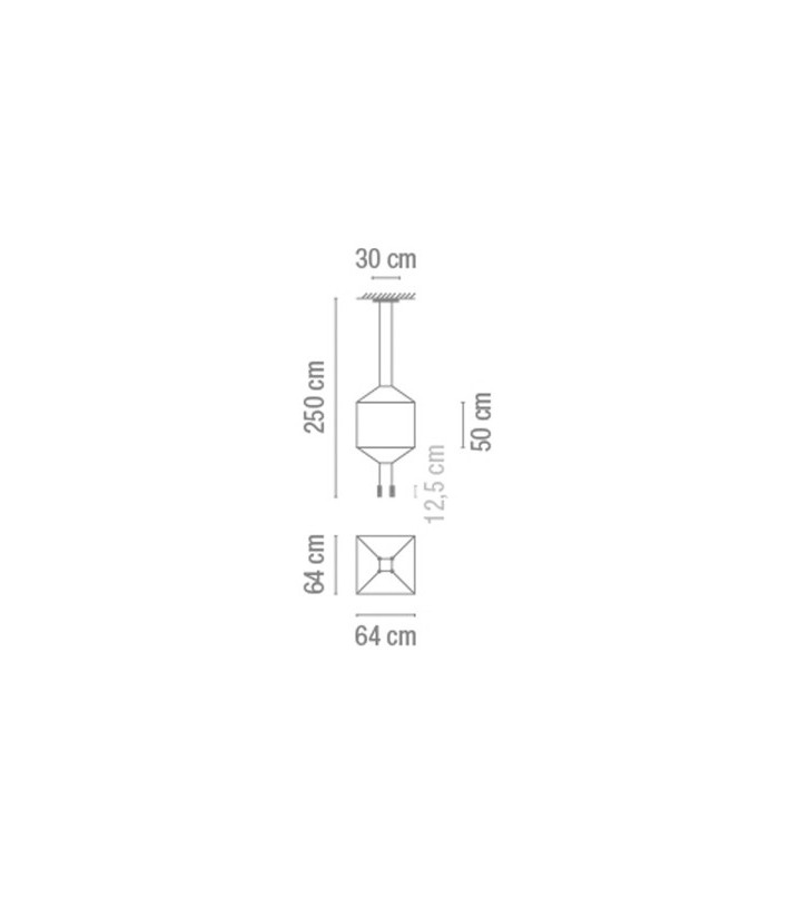 Lámpara Wireflow Volumetric 4 leds