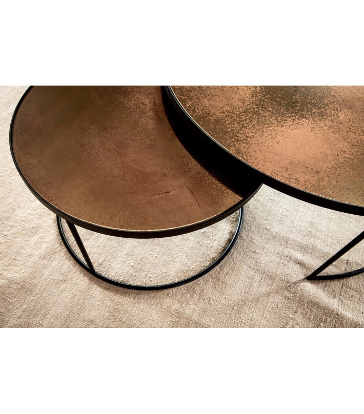 Set de mesas Nesting Bronce