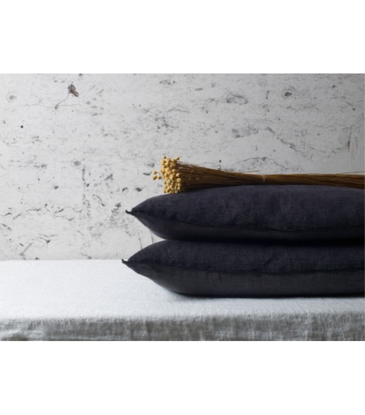 Cojín Lino Lavado Arrugado