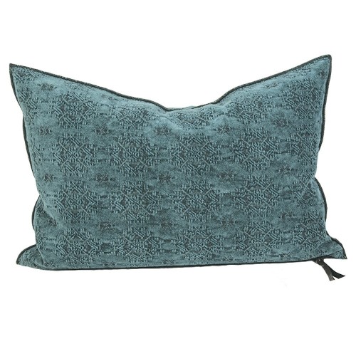 Cojín Vice Versa Jacquard Stone Washed Kilim