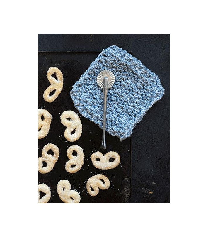 Tapete de punto en lino