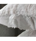 Funda de almohada BOHO Lino Lavado Arrugado