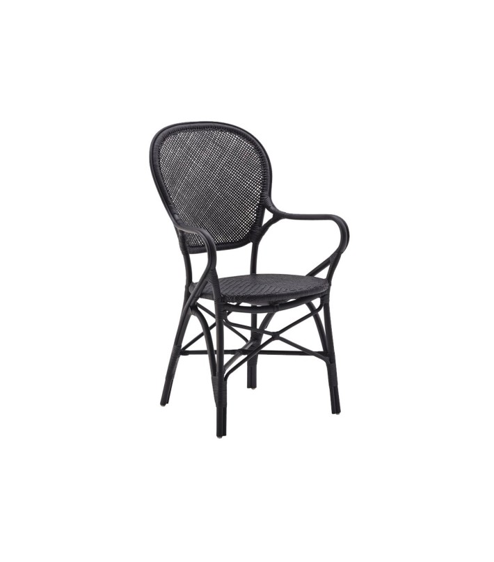 SILLA Rossini Arm Chair | Negro Mate