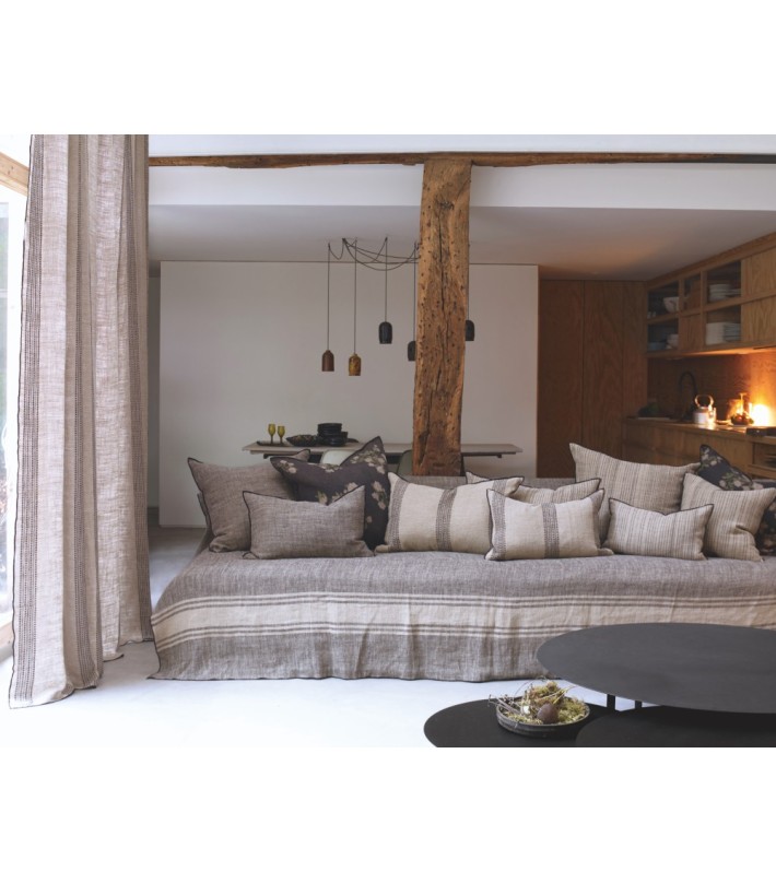 Cojín Rustique Byzance 300 Natural/Black