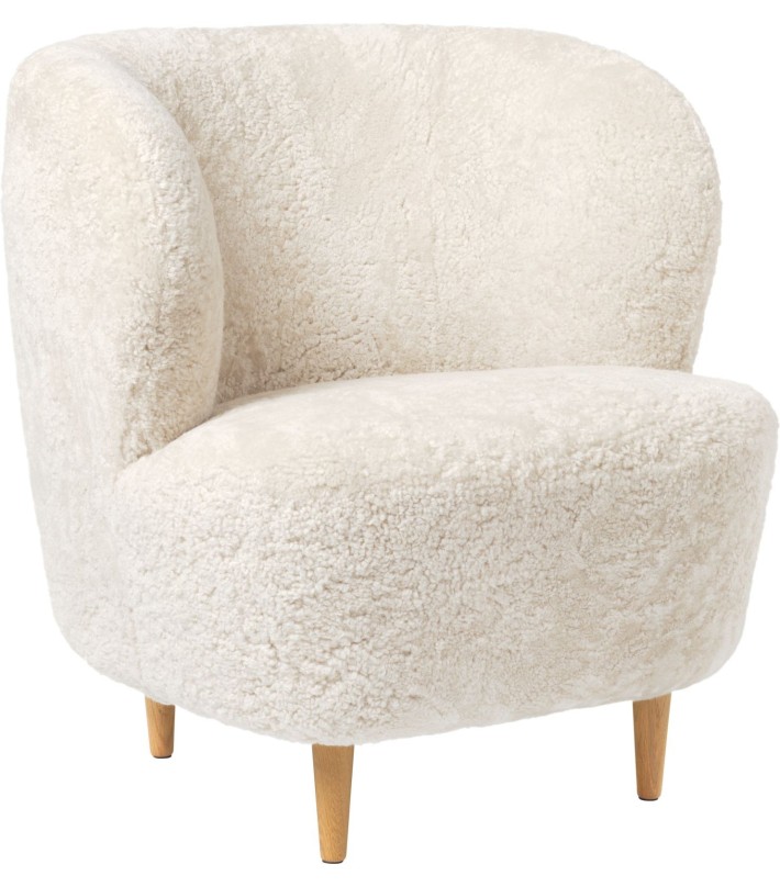 Sillón giratorio Stay pie madera