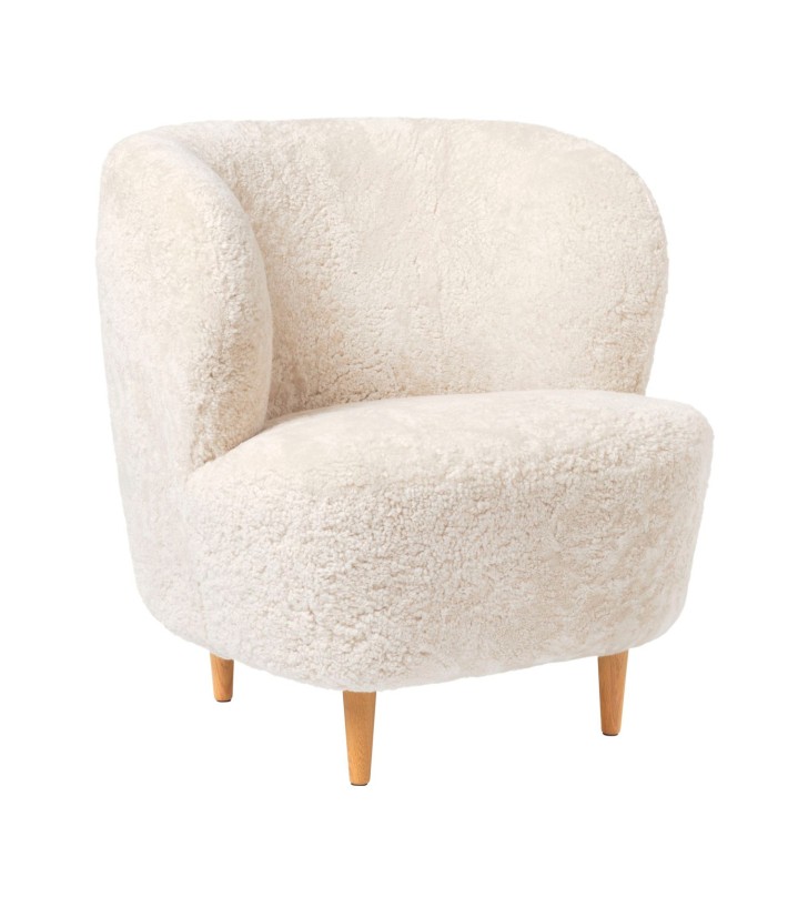 Sillón giratorio Stay pie madera