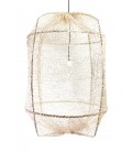 Lámpara Z1 Black Sisal Net Tea Dyed