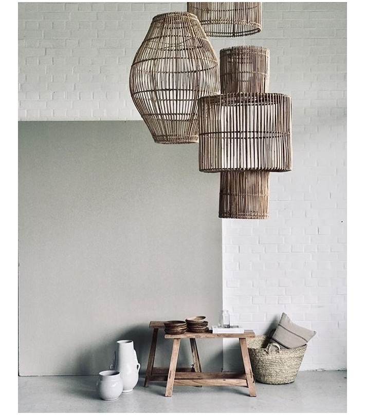 Pantalla Bird, ratán