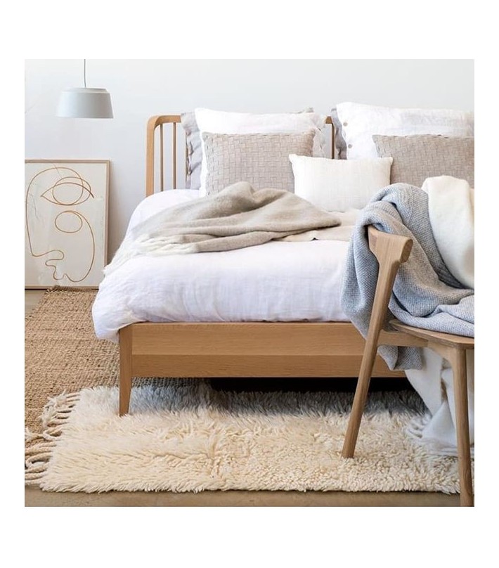 Cama Spindle Nogal