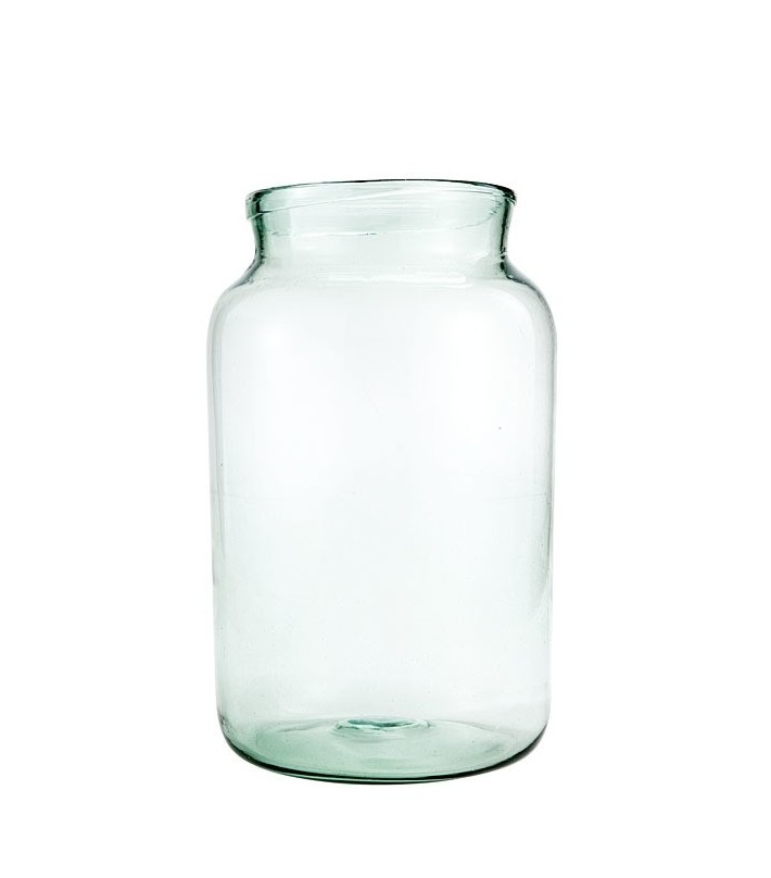 Vaso de cristal reciclado