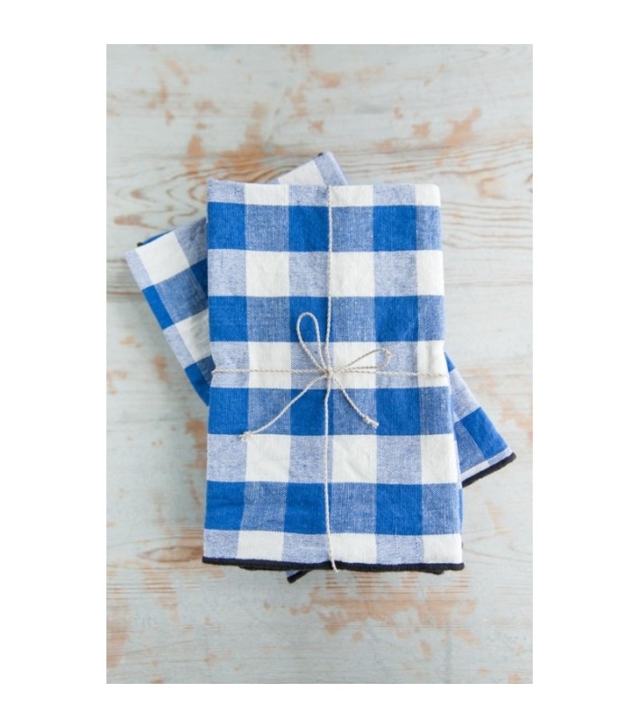 Paño de cocina Bourdon Mimi Vichy Cobalt