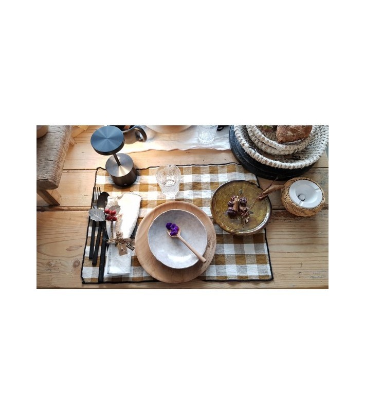 Mantel Bourdon Mimi Vichy Epices