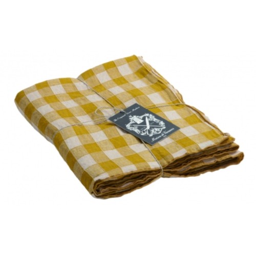Mantel Bourdon Vintage Vichy Mangue