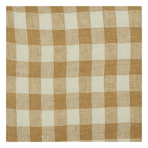 Mantel Bourdon Vintage Vichy Paille 2