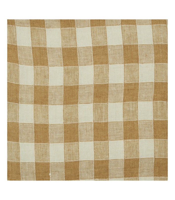 Mantel Bourdon Vintage Vichy Paille