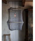 Lámpara Z1 Black Sisal Net Grey