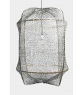 Lámpara Z1 Black Sisal Net Grey