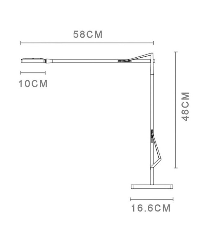 LAMPARA KELVIN LED ANTRACITA