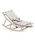 Oak Baby & Toddler Rocker Gris