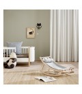Oak Baby & Toddler Rocker Gris