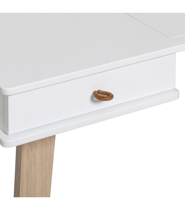 WOOD DESK  & ARMCHAIR