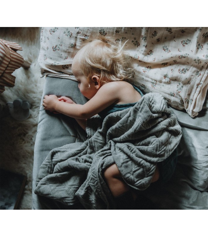 Funda de almohada en muselina Bluebell