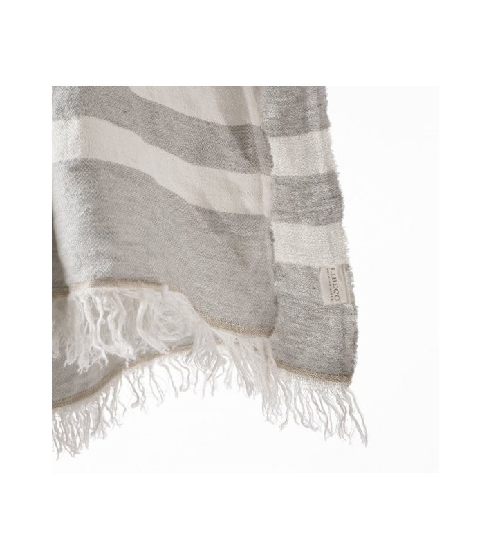 The Belgian Towel Fouta - Gray Stripe