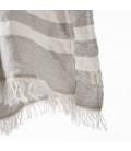 The Belgian Towel Fouta - Gray Stripe The Belgian Towel Fouta - Gray Stripe