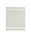 The Belgian Towel Fouta - Gray Stripe The Belgian Towel Fouta - Gray Stripe