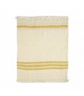 The Belgian Towel Fouta - Mustard Stripe The Belgian Towel Fouta - Mustard Stripe