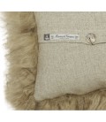 Cojín Vice Versa Cabra del Tibet Cappuccino