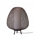 Lámpara Twiggy Egg marrón 