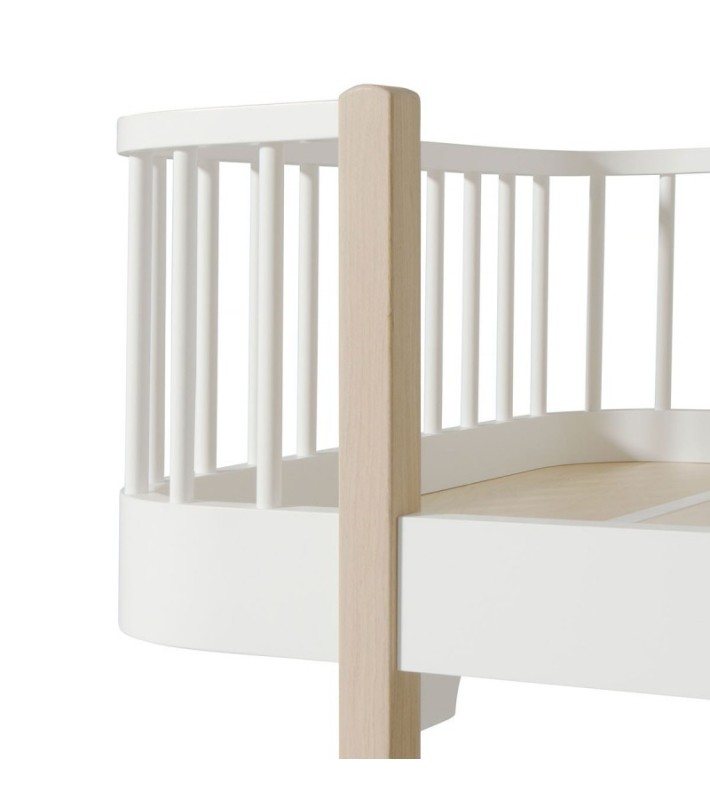 Cama Madera Blanca/Roble