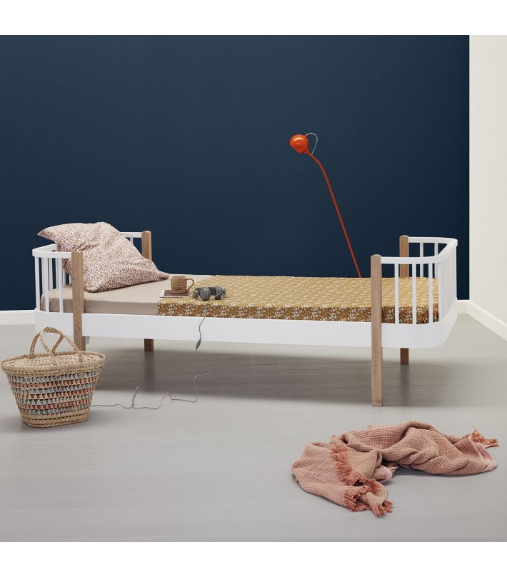 Cama Madera Blanca/Roble