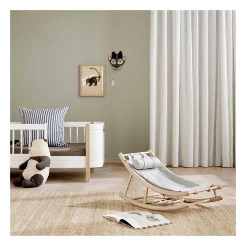 Oak Baby & Toddler Rocker Gris 2