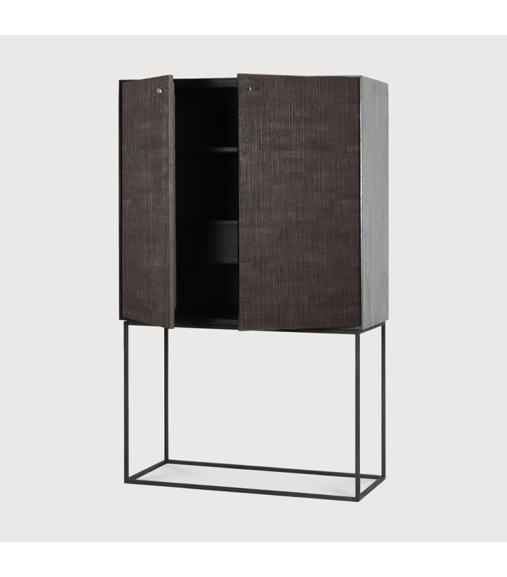 Armario de almacenamiento Grooves en teca